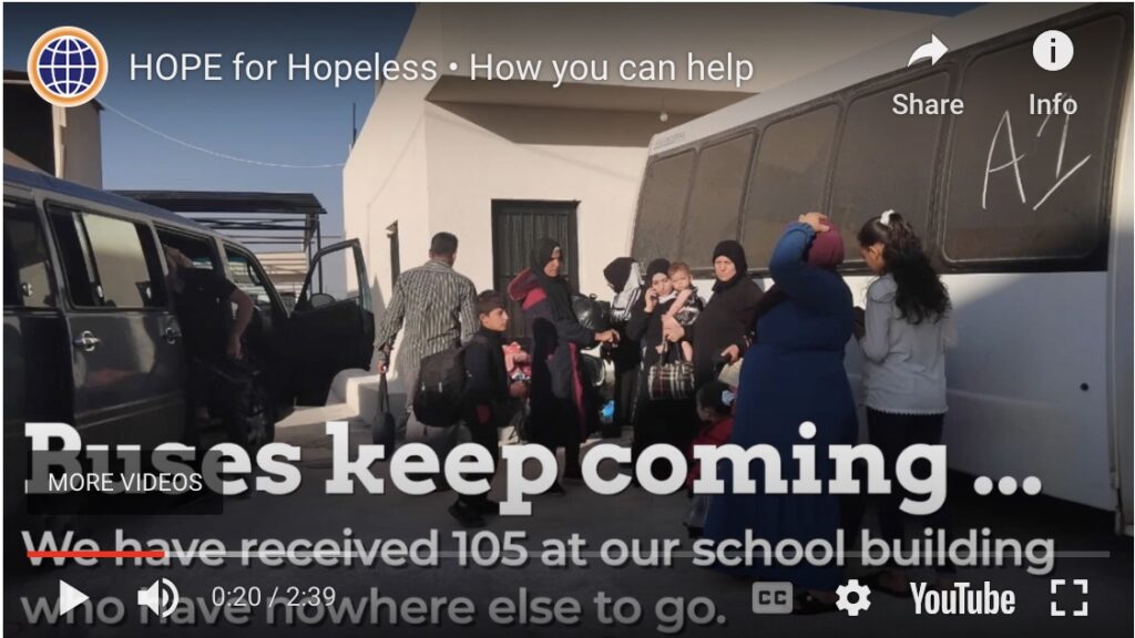 Screenshot of video posted on Shining Hope International YouTube channel